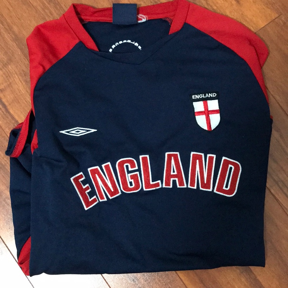 New England Umbro soccer jersey
